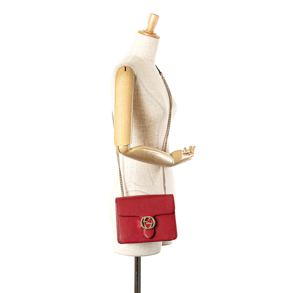 Pre-Loved Gucci Small Dollar Calfskin Interlocking G Crossbody - Picture 11 of 11